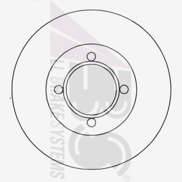 2 X BREMSSCHEIBE ABS Vorderachse OPEL OLYMPIA A REKORD D REKORD C REKORD B