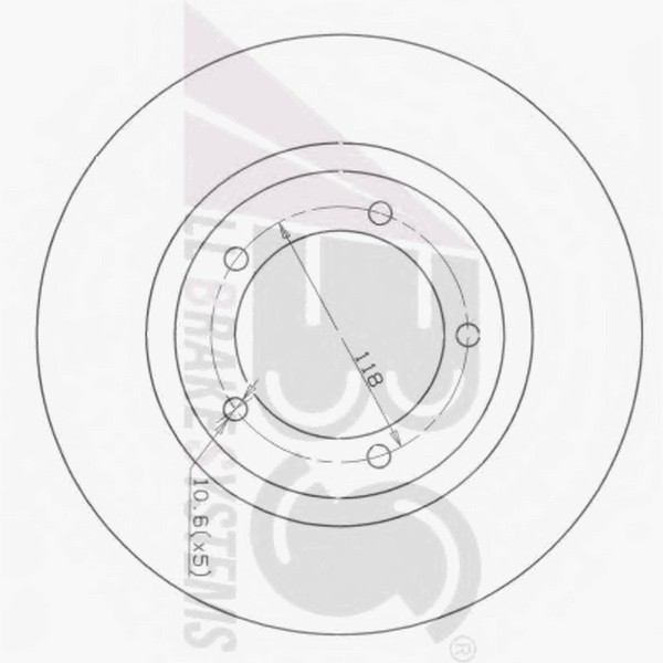 2 X BREMSSCHEIBE ABS Vorderachse BERTONE FREECLIMBER #is