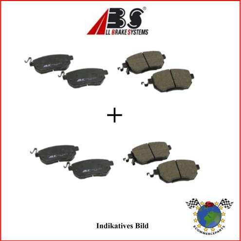 Kit Bremsbeläge vorne + hinten ABS BMW 2 F22 F87 225 220 bs2