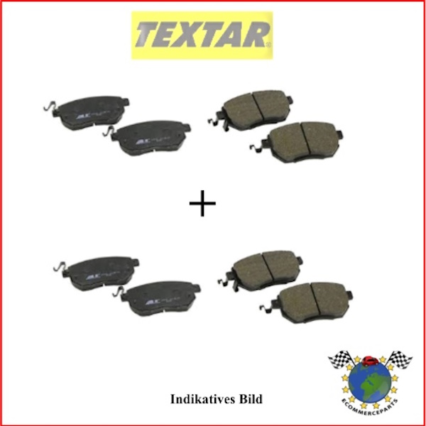 Kit Bremsbeläge vorne + hinten Textar VW PASSAT (3A2 35I) GOLF III GOLF IV ##p