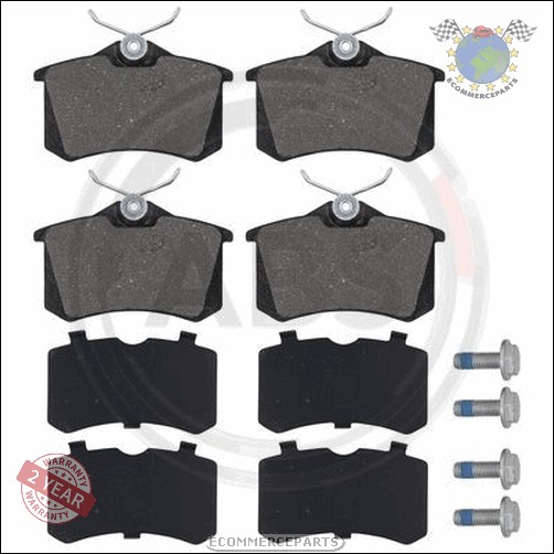 Kit Bremsbeläge vorne + hinten ABS für CITROËN DS3 DS