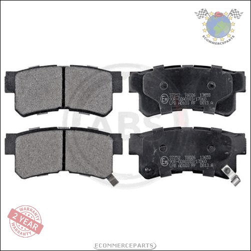 Kit plaquettes de frein avant + arrière Abs pour HYUNDAI TRAJET
