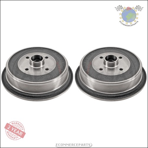 Kit 2x Tambour De Frein Abs Arrière pour AUDI 100 80 D