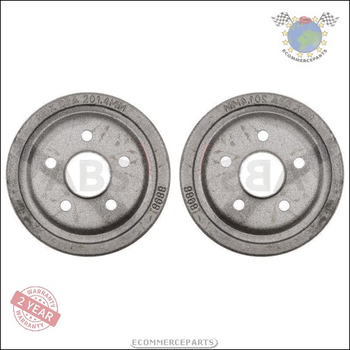 Kit 2x Tambour De Frein Abs Arrière pour BUICK SKYLARK CHEVROLET CAVALIER CORS D