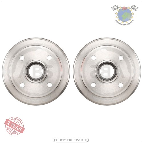Kit 2x Tambour De Frein Abs Arrière pour HYUNDAI PONY S D