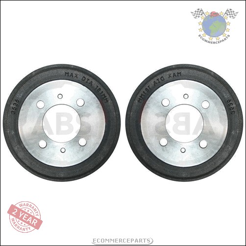 Kit 2x Tambour De Frein Abs Arrière pour NISSAN ALMERA I SUNNY 100NX D
