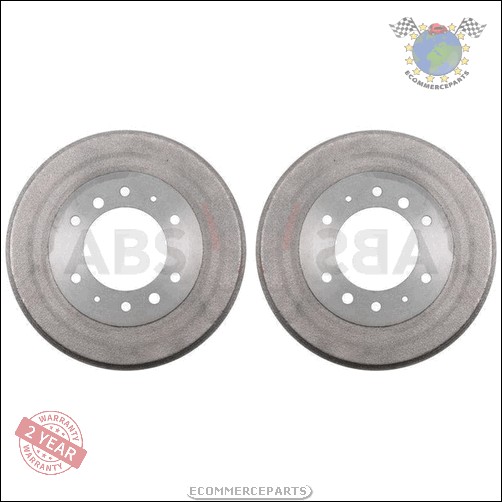 Kit 2x Tambour De Frein Abs Arrière pour NISSAN PATROL D