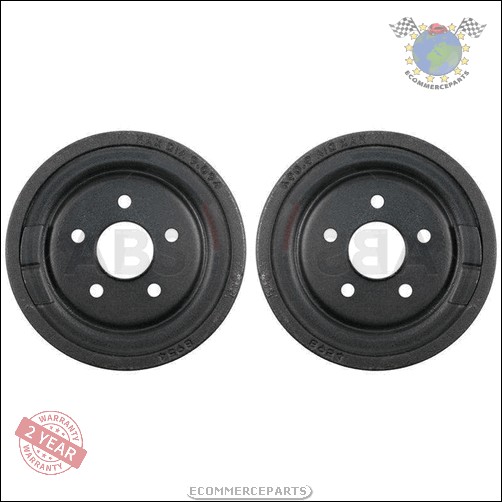 Kit 2x Tambour De Frein Abs Arrière pour CHRYSLER VOYAGER II I D