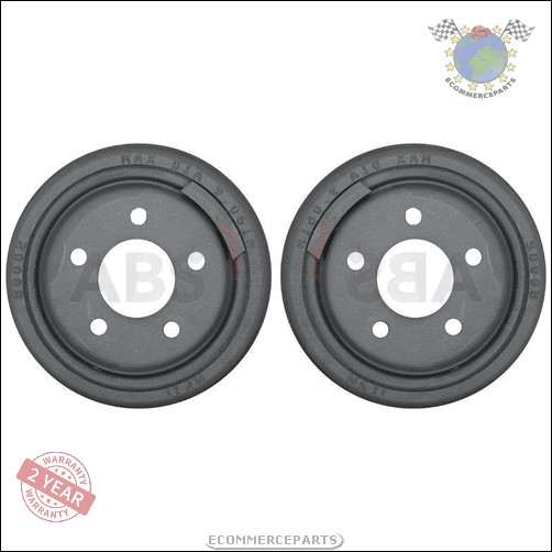 Kit 2x Tambour De Frein Abs Arrière pour JEEP WRANGLER II I CHEROKEE D