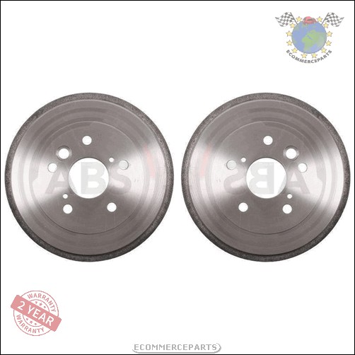 Kit 2x Tambour De Frein Abs Arrière pour TOYOTA RAV 4 D