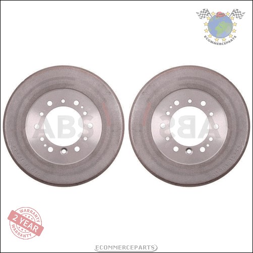 Kit 2x Tambour De Frein Abs Arrière pour TOYOTA LAND CRUISER D