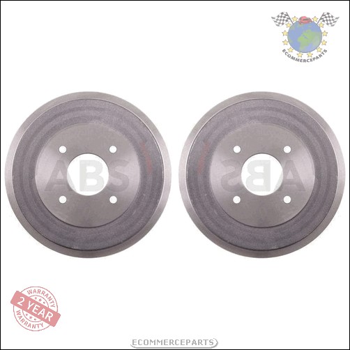 Kit 2x Tambour De Frein Abs Arrière pour NISSAN PRIMERA D #tc