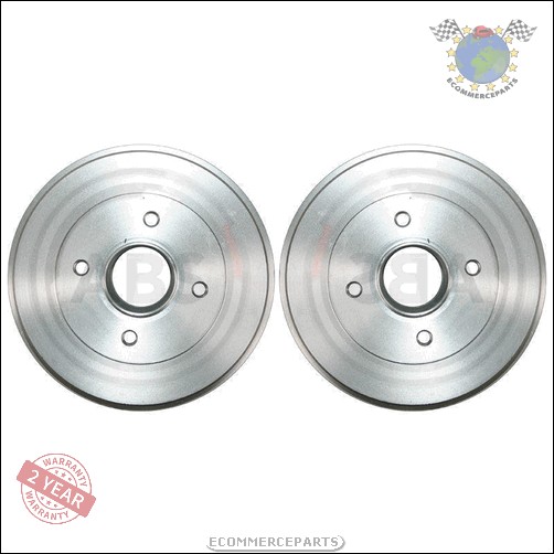 Kit 2x Tambour De Frein Abs Arrière NISSAN KUBISTAR RENAULT KANGOO