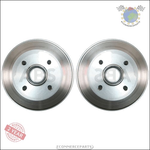 Kit 2x Tambour De Frein Abs Arrière pour FORD STREET FIESTA ESCORT ORION PUMA  D
