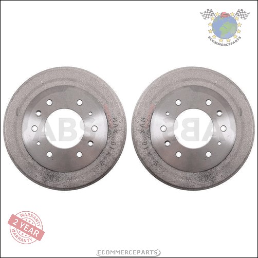 Kit 2x Tambour De Frein Abs Arrière pour ASIA MOTORS HI-TOPIC KIA PREGIO BESTA D