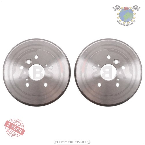 Kit 2x Tambour De Frein Abs Arrière pour TOYOTA CAMRY D