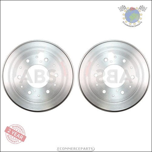 Kit 2x Tambour De Frein Abs Arrière pour TOYOTA LAND CRUISER D #ti