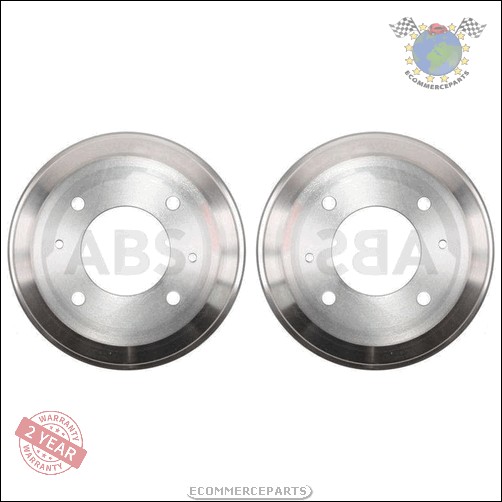 Kit 2x Tambour De Frein Abs Arrière pour HYUNDAI ACCENT PONY D