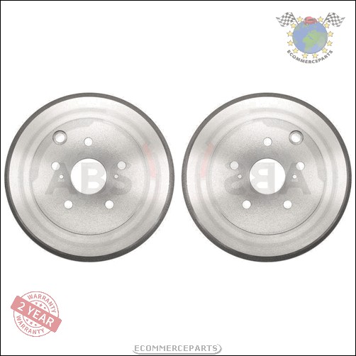 Kit 2x Tambour De Frein Abs Arrière pour TOYOTA PREVIA D #t0