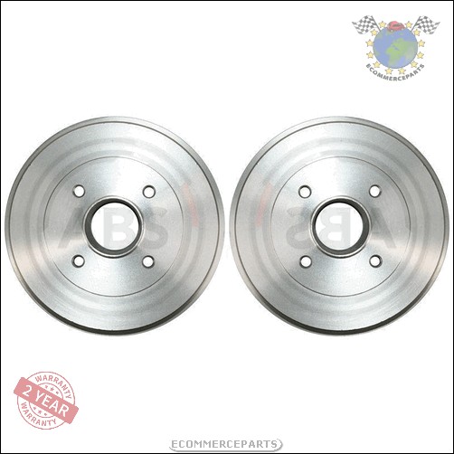 Kit 2x Tambour De Frein Abs Arrière pour RENAULT LAGUNA D #t4