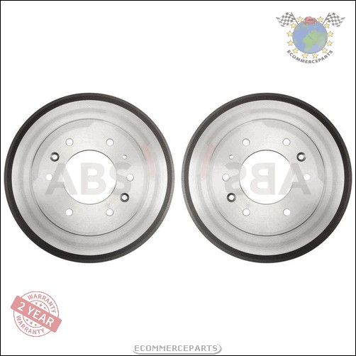 Kit 2x Tambour De Frein Abs Arrière pour FORD RANGER MAZDA B-SERIE BT-50 D