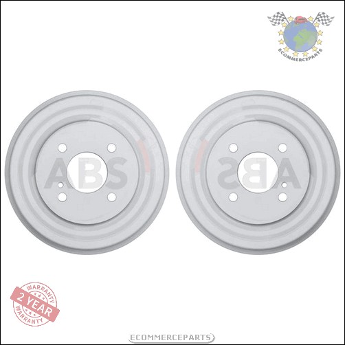 Kit 2x Tambour De Frein Abs Arrière pour FORD TRANSIT TOURNEO B-MAX D