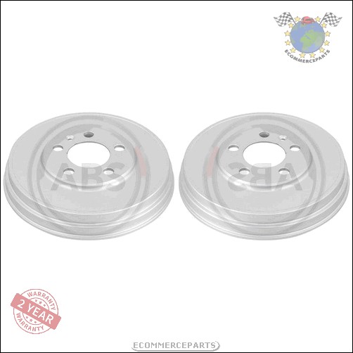 Kit 2x Tambour De Frein Abs Arrière pour SEAT TOLEDO IV SKODA RAPID D