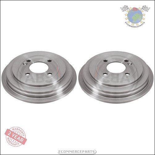 Kit 2x Tambour De Frein Abs Arrière pour HYUNDAI ACCENT i20 KIA RIO D