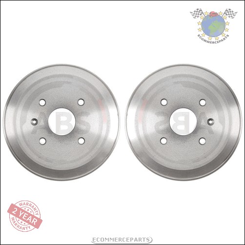 Kit 2x Tambour De Frein Abs Arrière pour CHEVROLET REZZO DAEWOO D