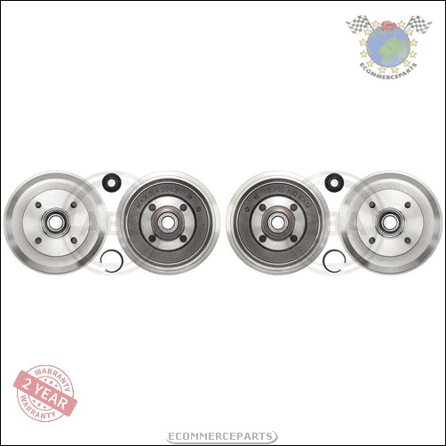 Kit 2x Tambour De Frein Abs Arrière pour FORD FUSION FIESTA D