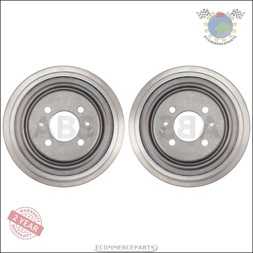 Kit 2x Tambour De Frein Abs Arrière pour NISSAN KUBISTAR D