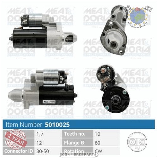 Démarreur Meat pour MAYBACH 57 MERCEDES CLASSE GL 350 320 SPRINTER 519 419 319