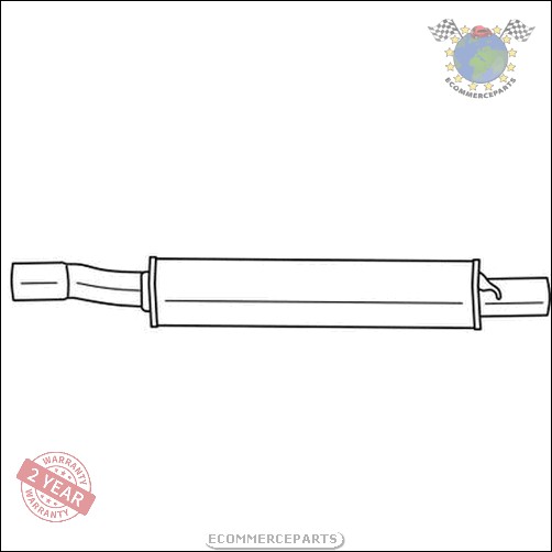 Mittelschalldämpfer Sigam für FIAT BARCHETTA #7t