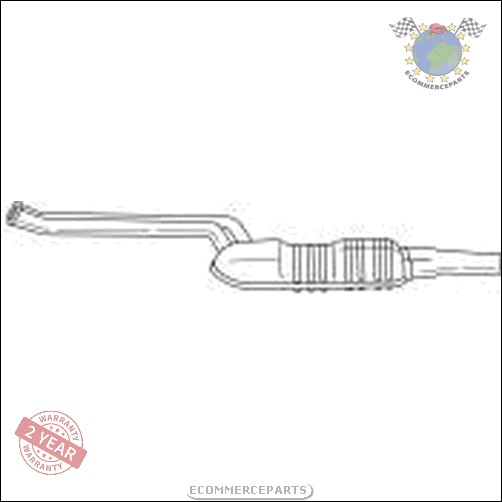Mittelschalldämpfer Sigam für BMW Z3 E36 2.8 2.0