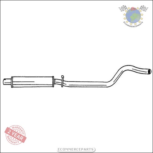 Mittelschalldämpfer Sigam für OPEL CORSA A