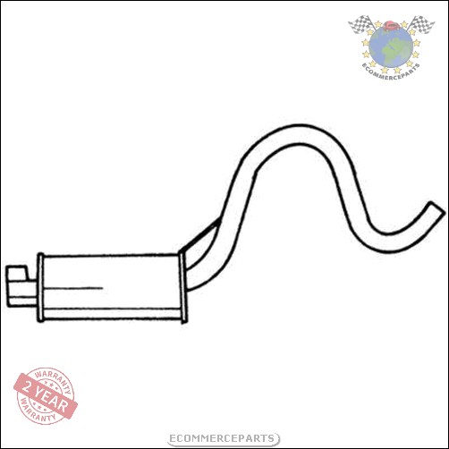 Mittelschalldämpfer Sigam für PEUGEOT 505 bro