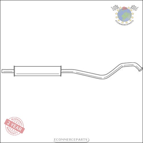 Mittelschalldämpfer Sigam für RENAULT LAGUNA bsr