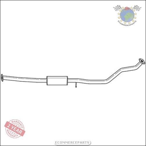 Mittelschalldämpfer Sigam für KIA RIO byn