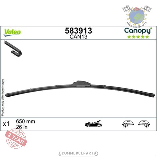Balai d'essuie-glace Valeo pour CITROËN EVASION JUMPY I XSARA C1 FIAT ULYSSE bje
