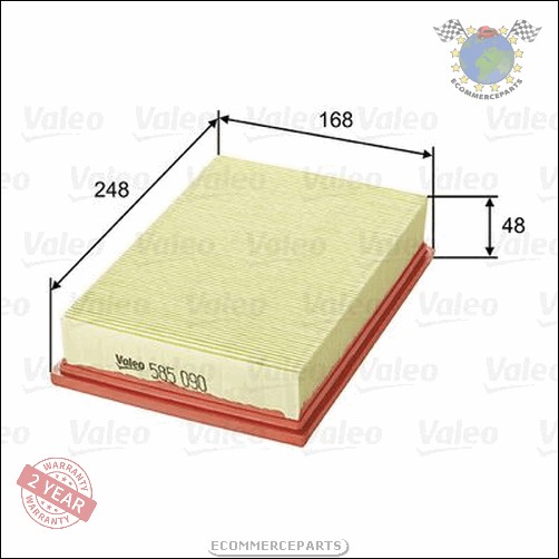 Filtre à air Valeo pour CITROËN C4 I MERCEDES CITAN 112 111 109 108 PEUGEOT 307