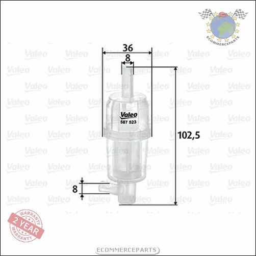 Filtre à carburant Valeo Diesel pour DAEWOO KORANDO MUSSO MERCEDES CLASSE G 350
