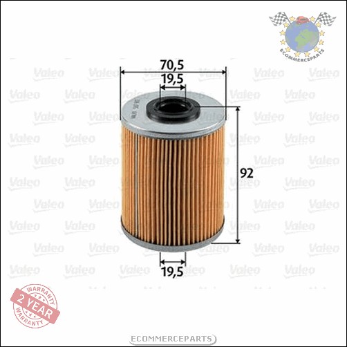 Filtre à carburant Valeo Diesel pour OPEL FRONTERA B ZAFIRA A / VECTRA C MERIVA