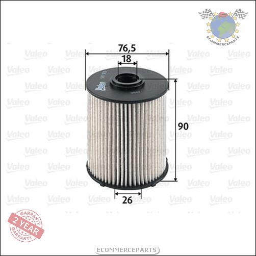 Filtre à carburant Valeo Diesel pour MERCEDES CLASSE S 320 M ML E 270 220 200 C