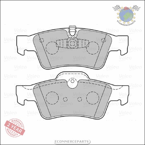 Kit plaquettes de frein Valeo Arrière pour MERCEDES CLASSE GL 500 450 420 350 3