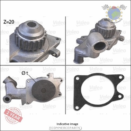 Pompe à eau Valeo pour ISUZU TROOPER OPEL MONTEREY B FRONTERA