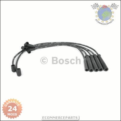 Câbles D'allumage Bosch 0986356970 - Lot De 4 Pièces, Haute Performance, Résistance Aux Fluides