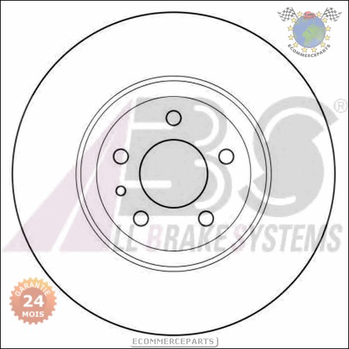 Kit disques frein Abs avant LANCIA THEMA OPEL COMBO