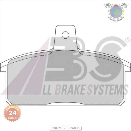 Kit plaquettes de frein Abs arrière IVECO MASSIF SANTANA PS10/ANIBAL