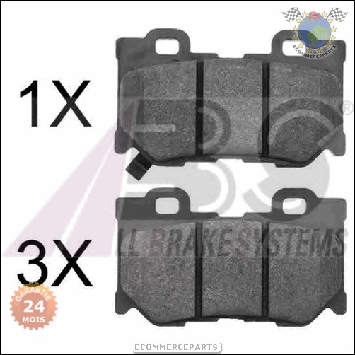 Kit plaquettes de frein Abs arrière NISSAN 370 INFINITI QX70 Q70 FX G