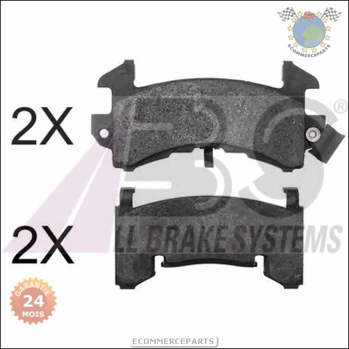 Kit plaquettes de frein Abs avant CHEVROLET MALIBU CAMARO BLAZER S10